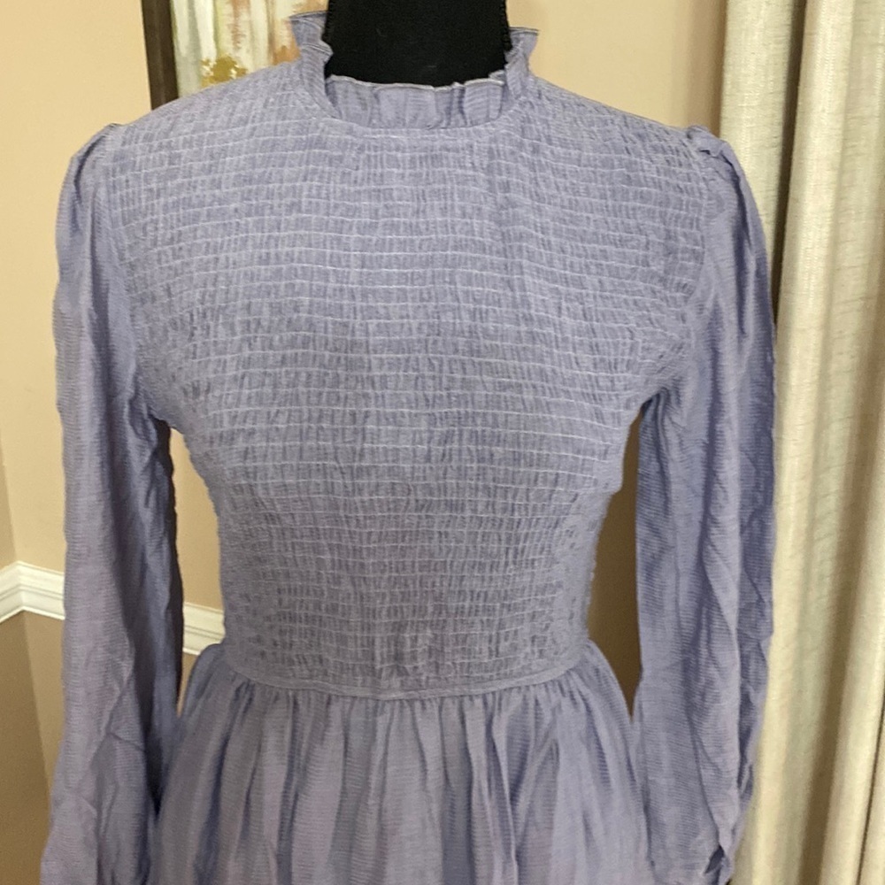 Berryou Lilac Colored Lined Dress Medium NWT - Picture 5 of 9